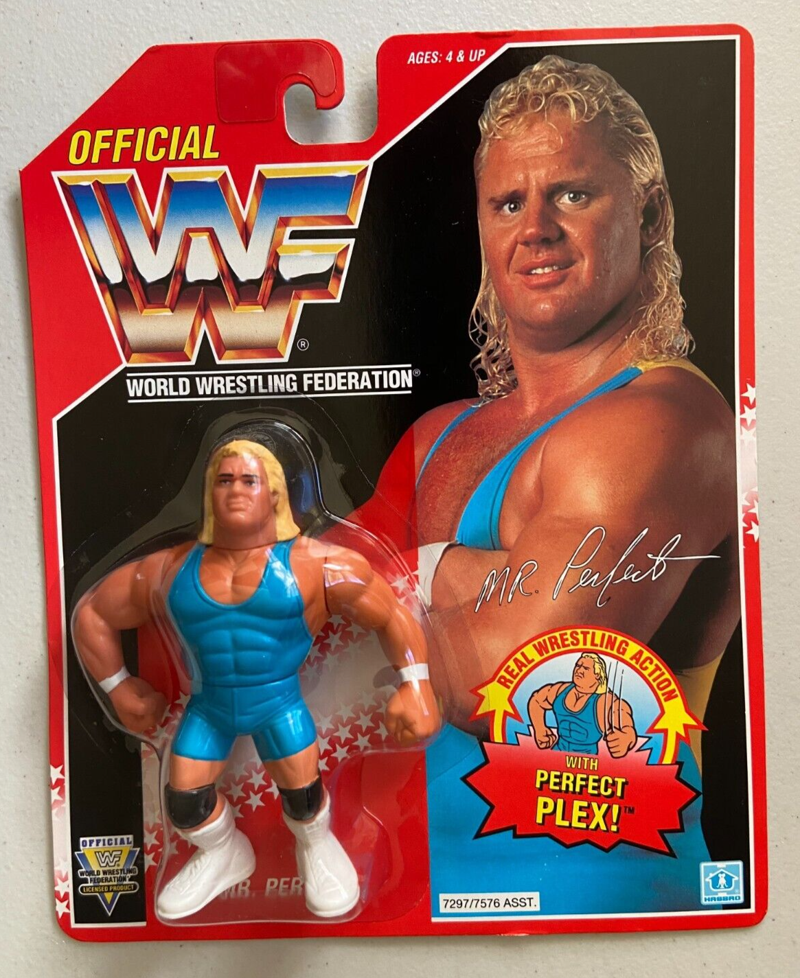 1994 WWF Hasbro Series 8 Mr. Perfect with Perfect Plex