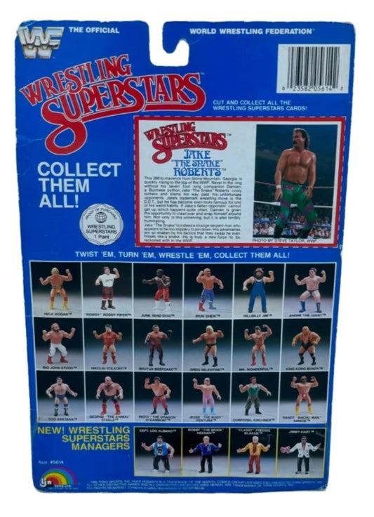 1987 WWF LJN Wrestling Superstars Series 4 Jake "The Snake" Roberts