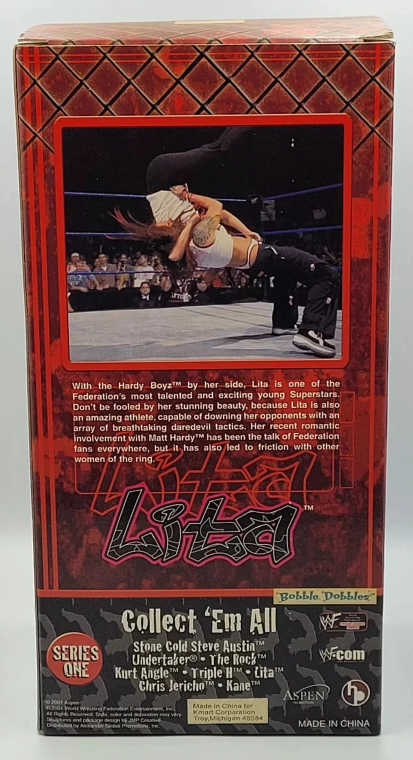 2001 WWF Aspen Rumble Heads Series 1 Lita