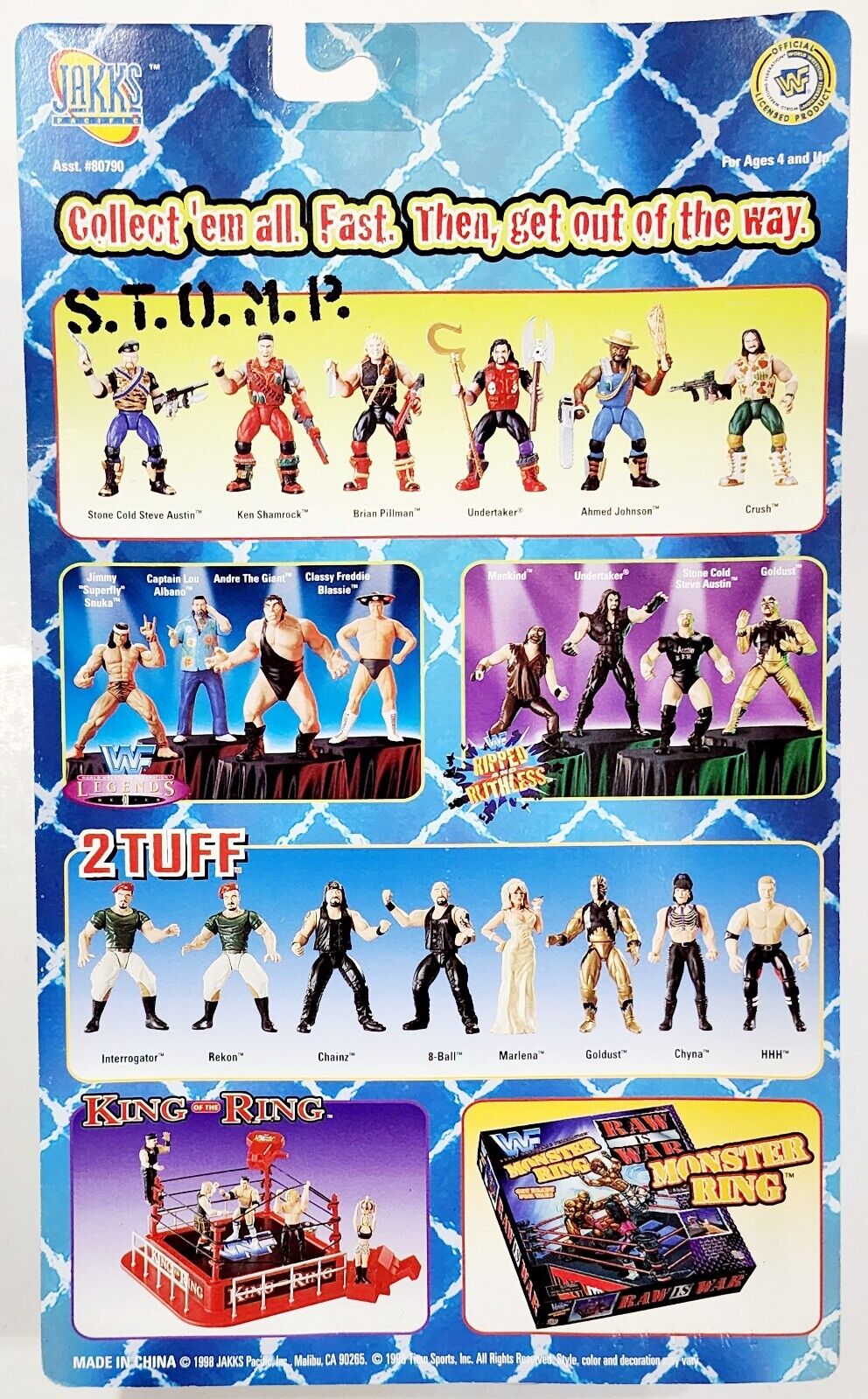 1998 WWF Jakks Pacific Shotgun Saturday Night Series 1 Stone Cold Steve Austin