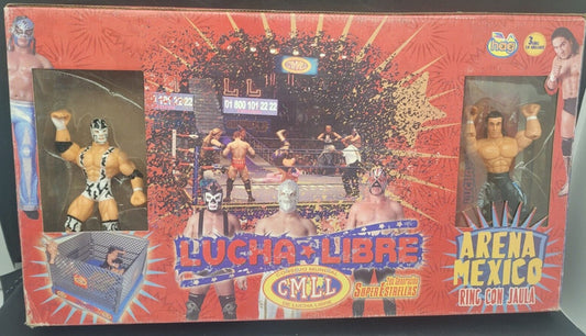 2007 CMLL Hag Distribuidoras 6.5" Super Estrellas Arena Mexico [With Dr. Wagner Jr. in White Gear & Negro Casas]