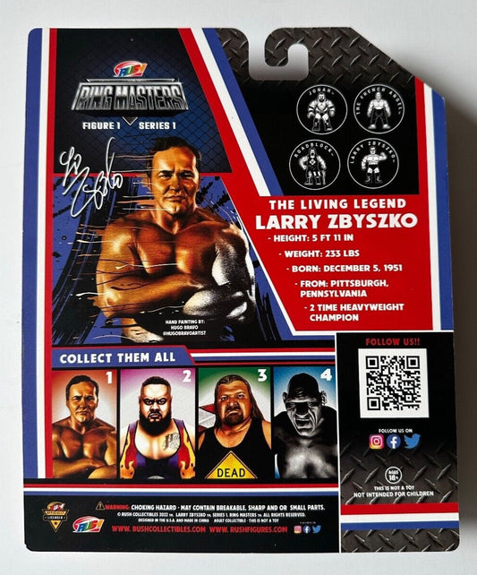 2023 Rush Collectibles Ring Masters Series 1 "The Living Legend" Larry Zbyszko