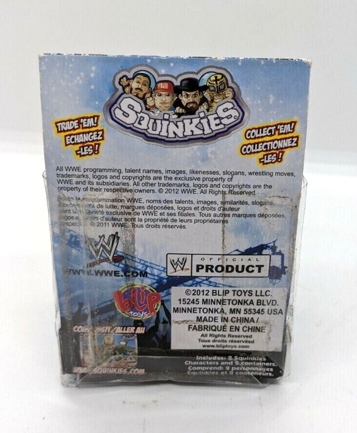 2012 WWE Blip Toys Squinkies The Rock vs. Stone Cold Steve Austin 2-Pack