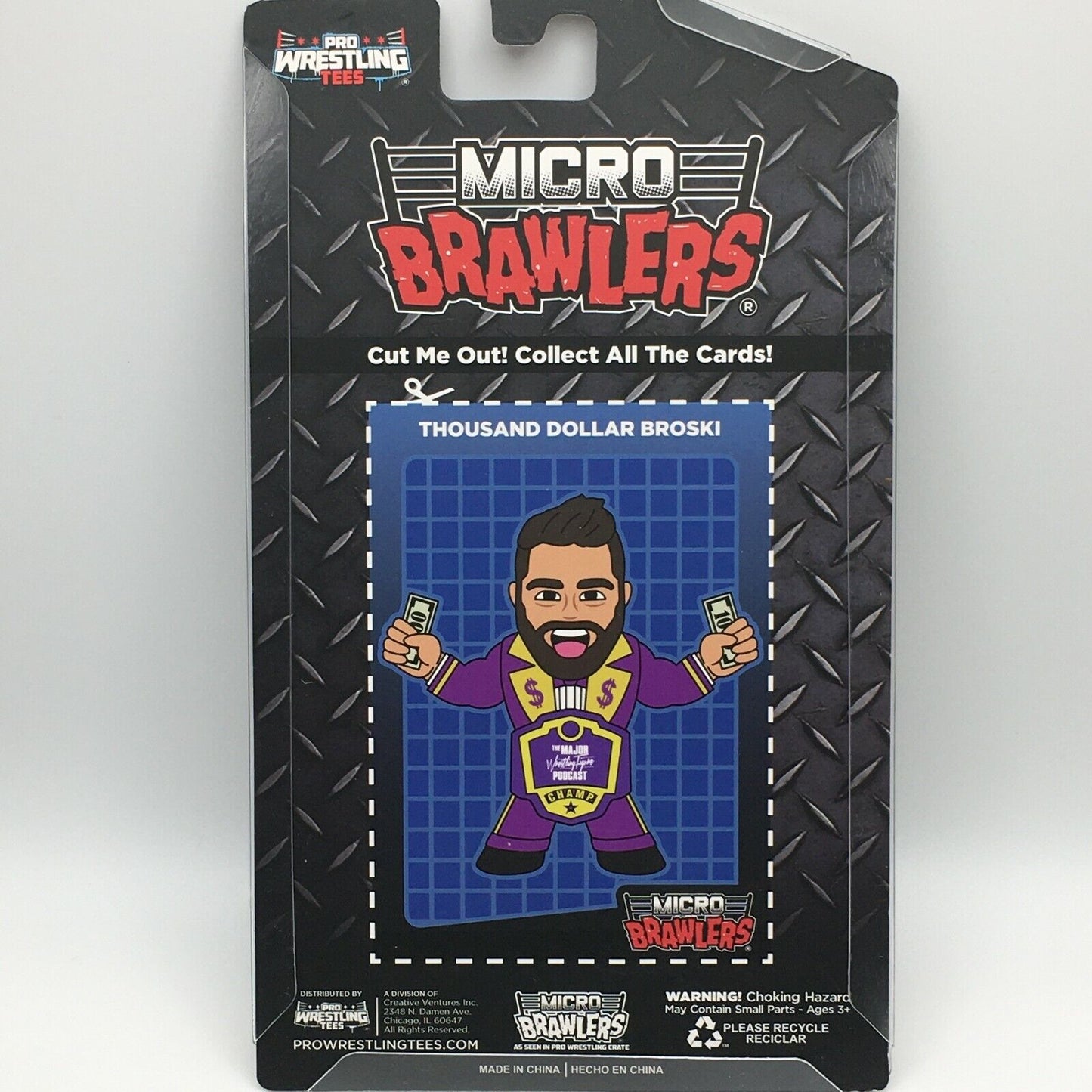 2021 Major Wrestling Figure Podcast Micro Brawlers Thousand Dollar Broski