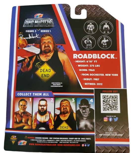 2023 Rush Collectibles Ring Masters Roadblock [Exclusive]