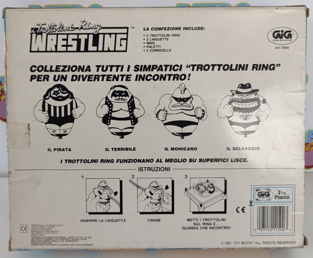 1990-1991 Galoob/Toy Boys Whirlin' Wrestlers: Fearsome Fred & D.J. Daggs