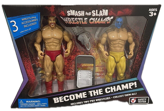 Brooklyn Lollipops The Toy Association Bootleg/Knockoff Smash and Slam Wrestle Champs [Sheamus & Sting]