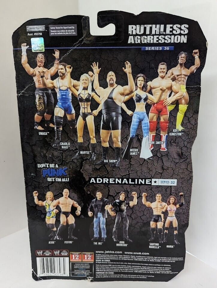 2008 WWE Jakks Pacific Ruthless Aggression Series 36 Umaga