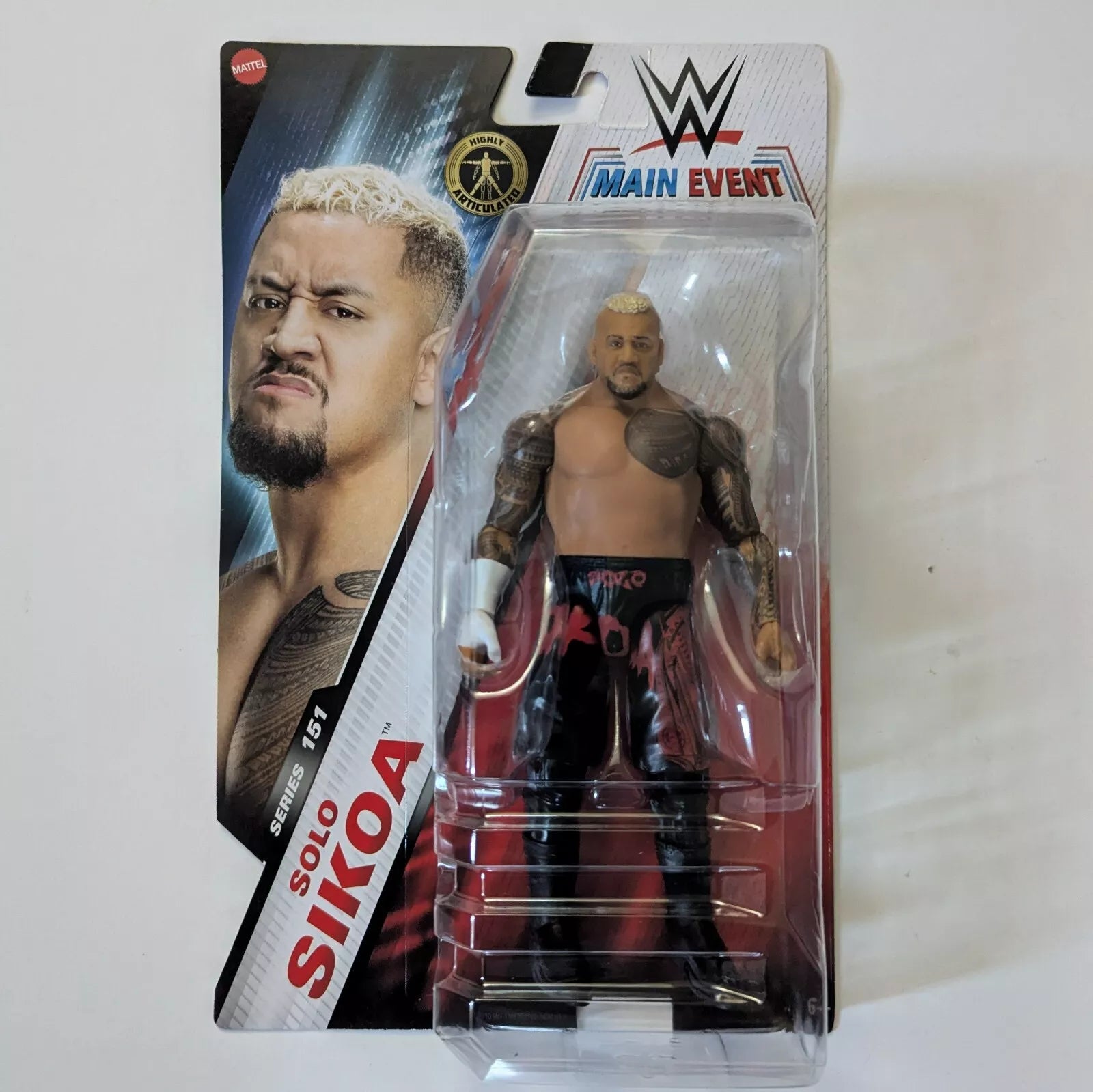 2024 WWE Mattel Main Event Series 151 Solo Sikoa – Wrestling 2024 WWE Mattel Main Event Series 151 Solo Sikoa – Wrestling