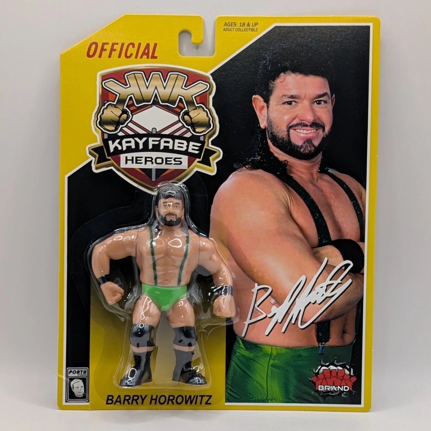 2025 KWK Kayfabe Heroes Barry Horowitz [With Green Trunks