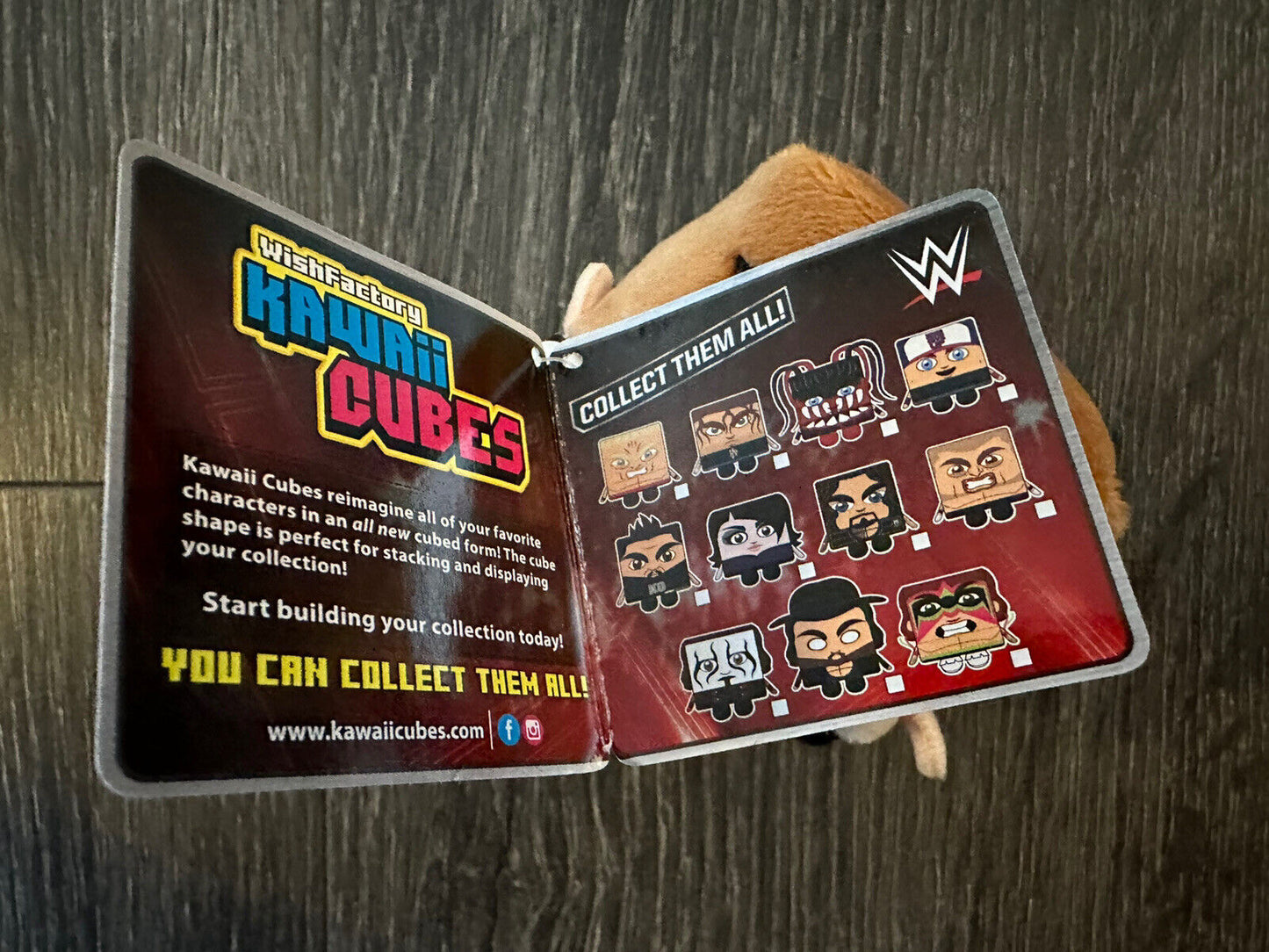 Unreleased WWE WishFactory 2" Kawaii Cube Sting