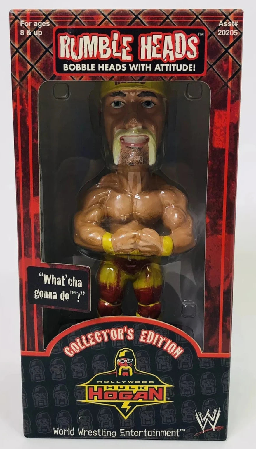 2002 WWE Aspen Rumble Heads Series 1 Hollywood Hulk Hogan