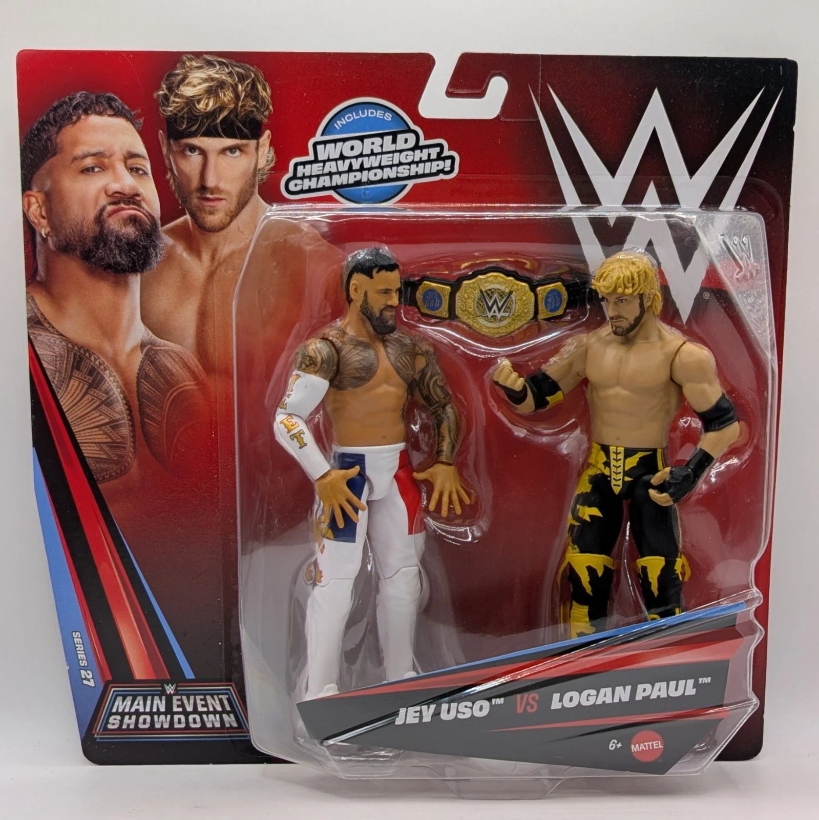 2026 WWE Mattel Main Event Showdown Series 27 Jey Uso vs. Logan