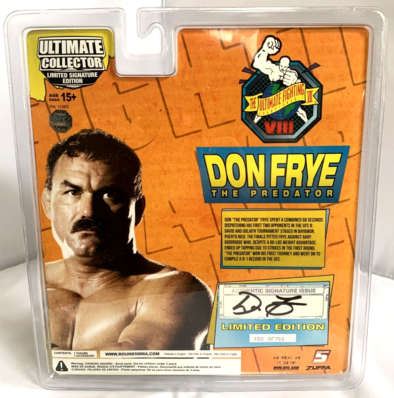 2012 Round 5 PRIDE Ultimate Collector Series 9 Don Frye Limited Edition