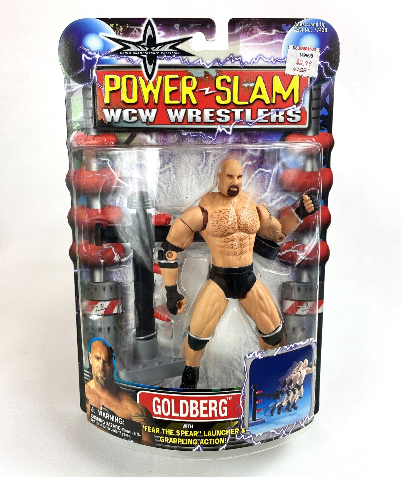 2000 WCW Toy Biz Power Slam Goldberg – Wrestling Figure Database