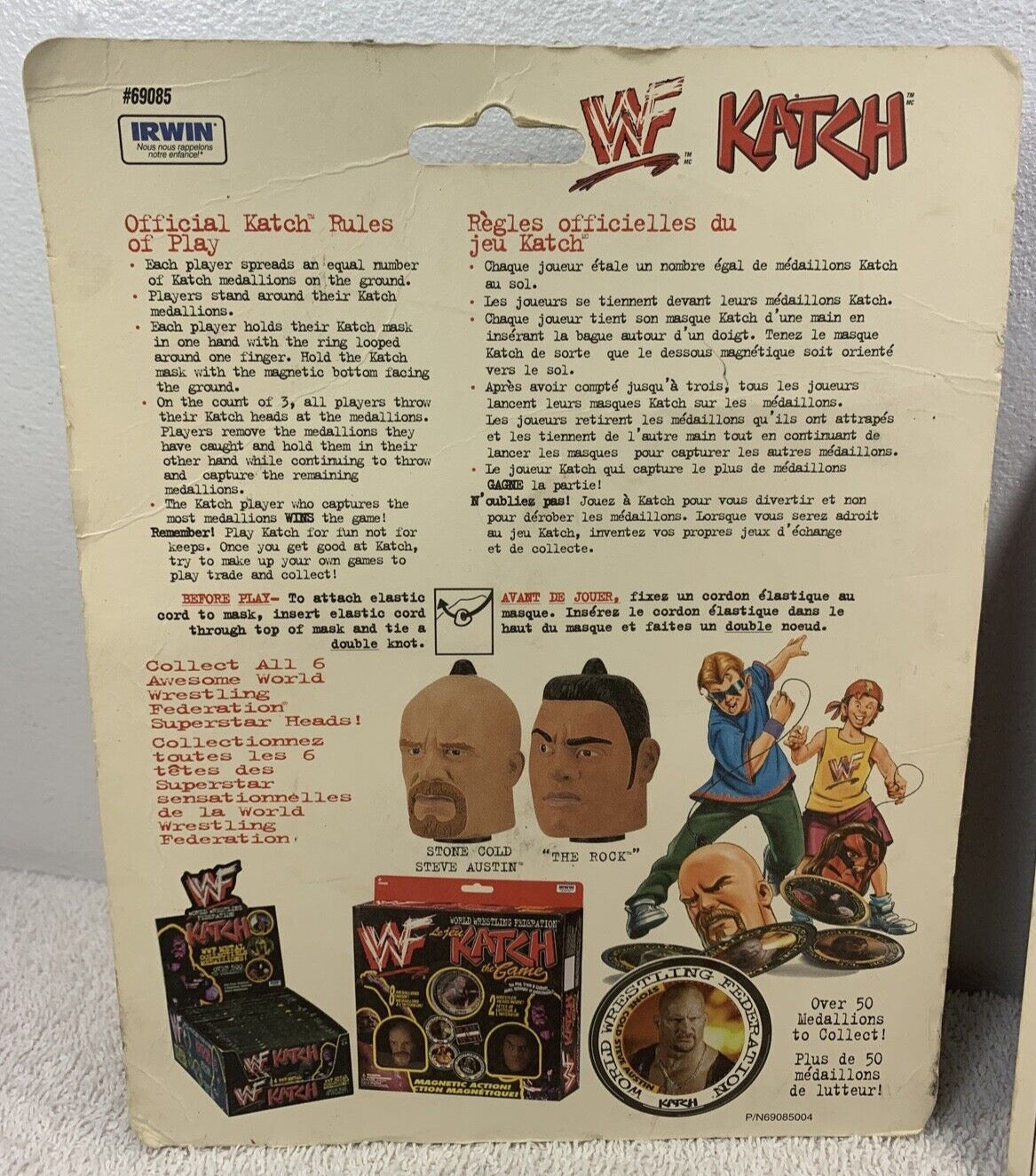 1999 WWF Irwin Toy Sable Katch Magnetic Head