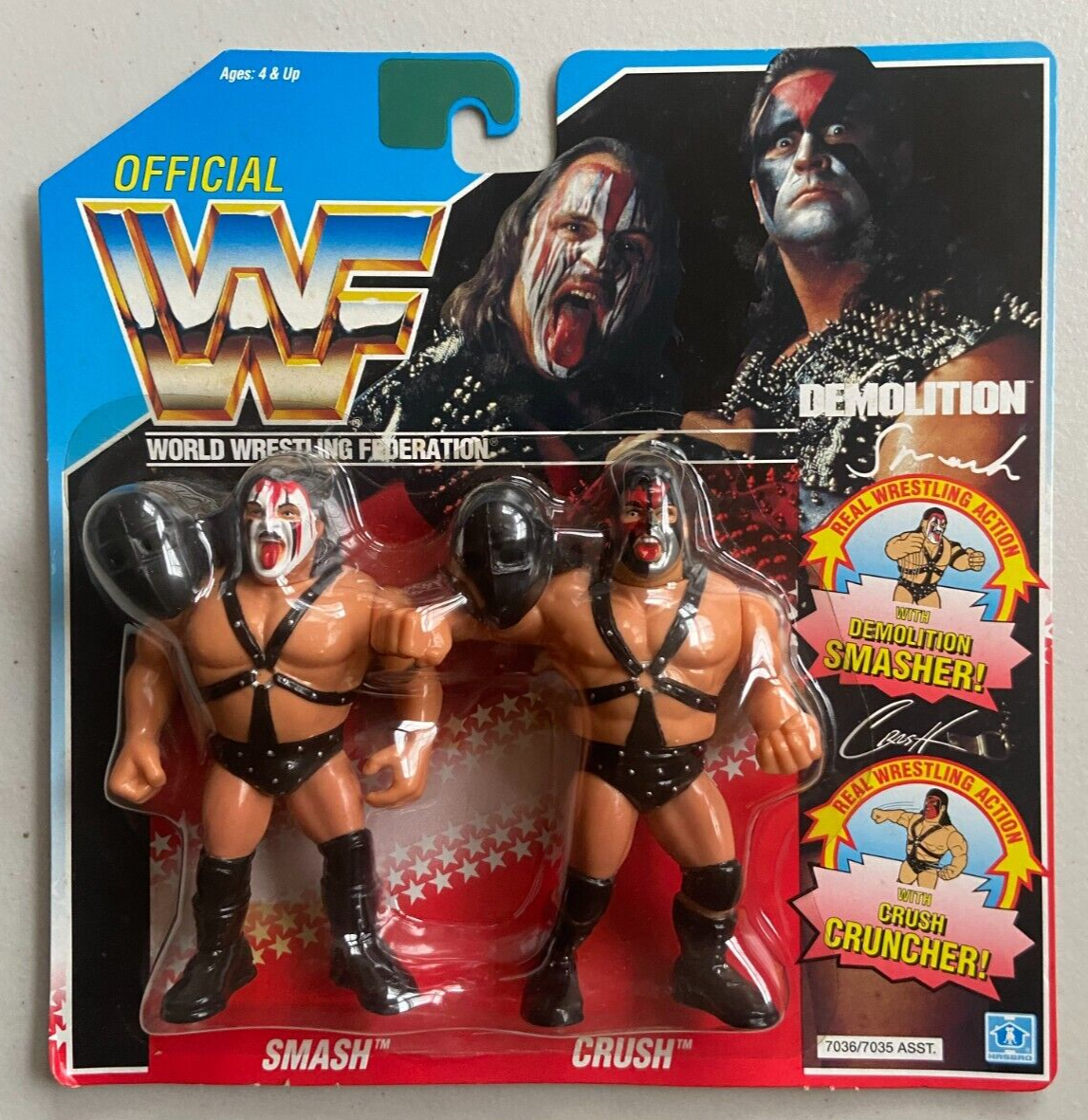 1991 WWF Hasbro Series 2 Demolition: Smash with Demolition Smasher 1991 WWF Hasbro Series 2 Demolition: Smash with Demolition Smasher