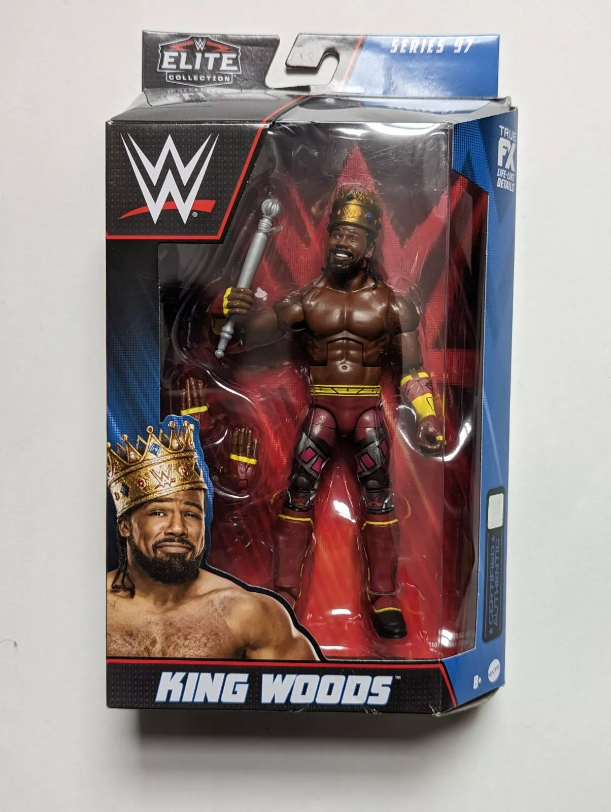 WWE Elite Series 97 King Woods - outlet Chase variant