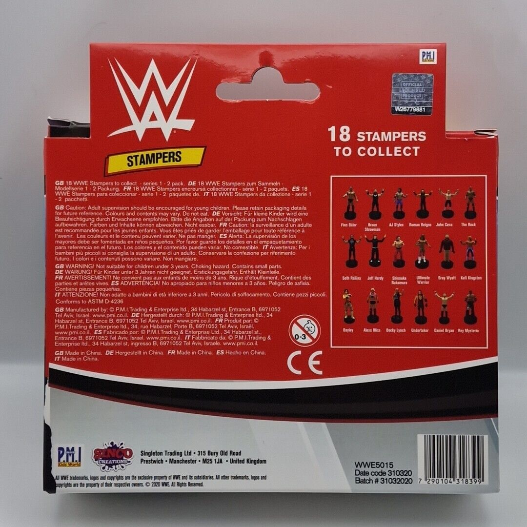 2020 WWE PMI Stampers 2-Pack: Kofi Kingston & Rey Mysterio