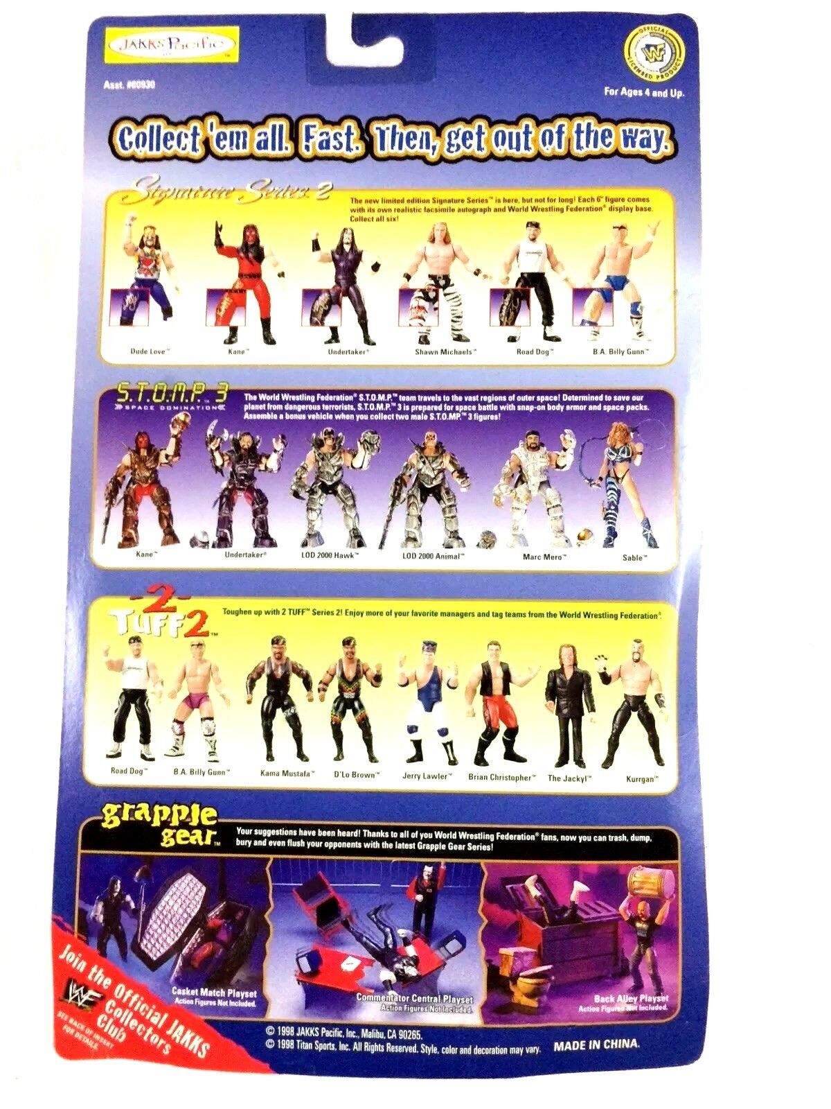 1998 WWF Jakks Pacific Signature Series 2 "Road Dog" Jesse James