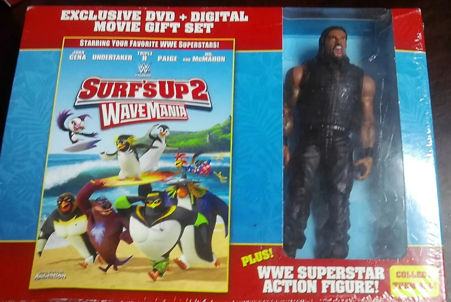 2016 WWE Mattel Surf's Up 2: Wavemania Walmart Exclusive DVD Gift