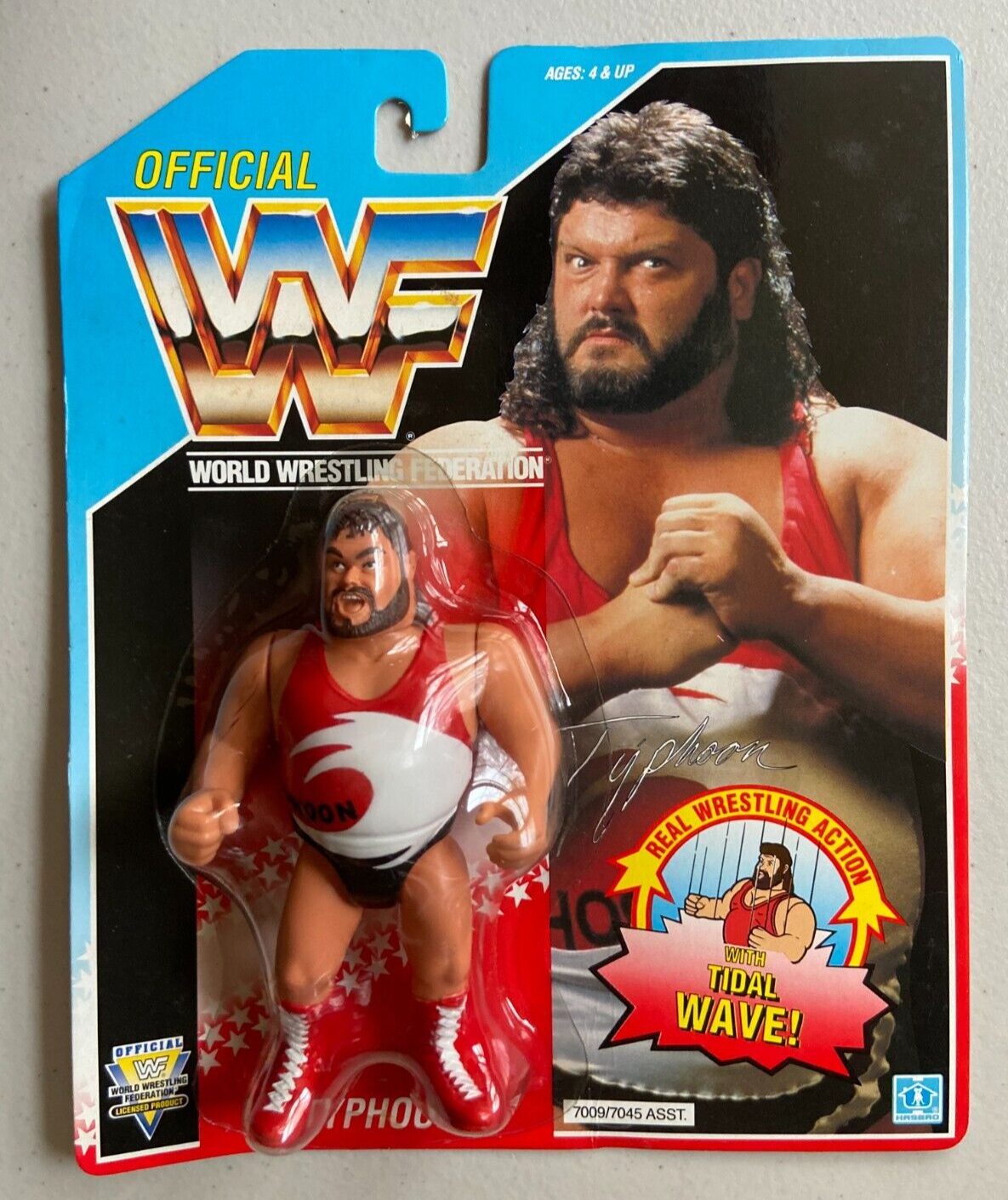 スポーツ選手 wwf series type3 1992 WWF Hasbro Series 3 Typhoon with Tidal Wave! – Wrestling