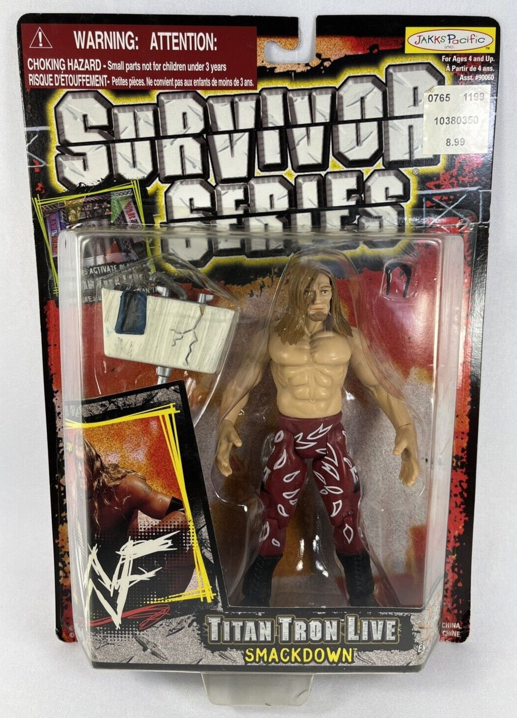 アメコミ 1999WWF Jakks Pacific Smackdown Series1 1999 WWF Jakks Pacific Titantron Live Smackdown Series 1 Edge