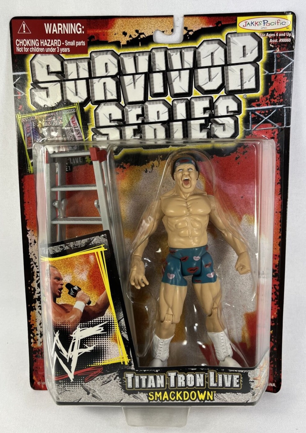 アメコミ 1999WWF Jakks Pacific Smackdown Series1 1999 WWF Jakks Pacific Titantron Live Smackdown Series 1 Billy