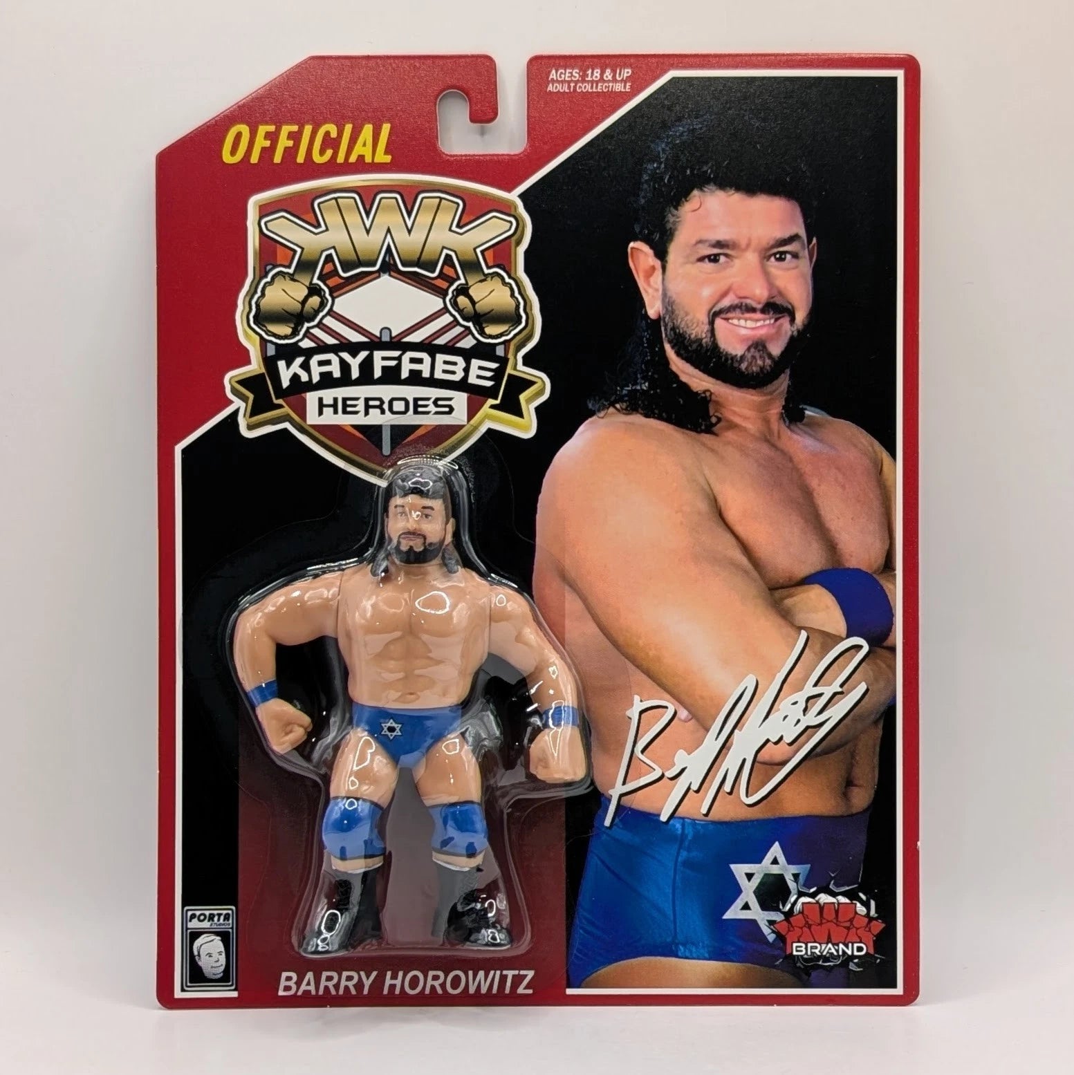 2025 KWK Kayfabe Heroes Barry Horowitz [With Blue Trunks