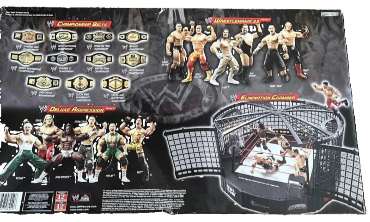 2007 WWE Jakks Pacific WrestleMania 23 Entrance Stage & Stunt Action Ring Value Pack