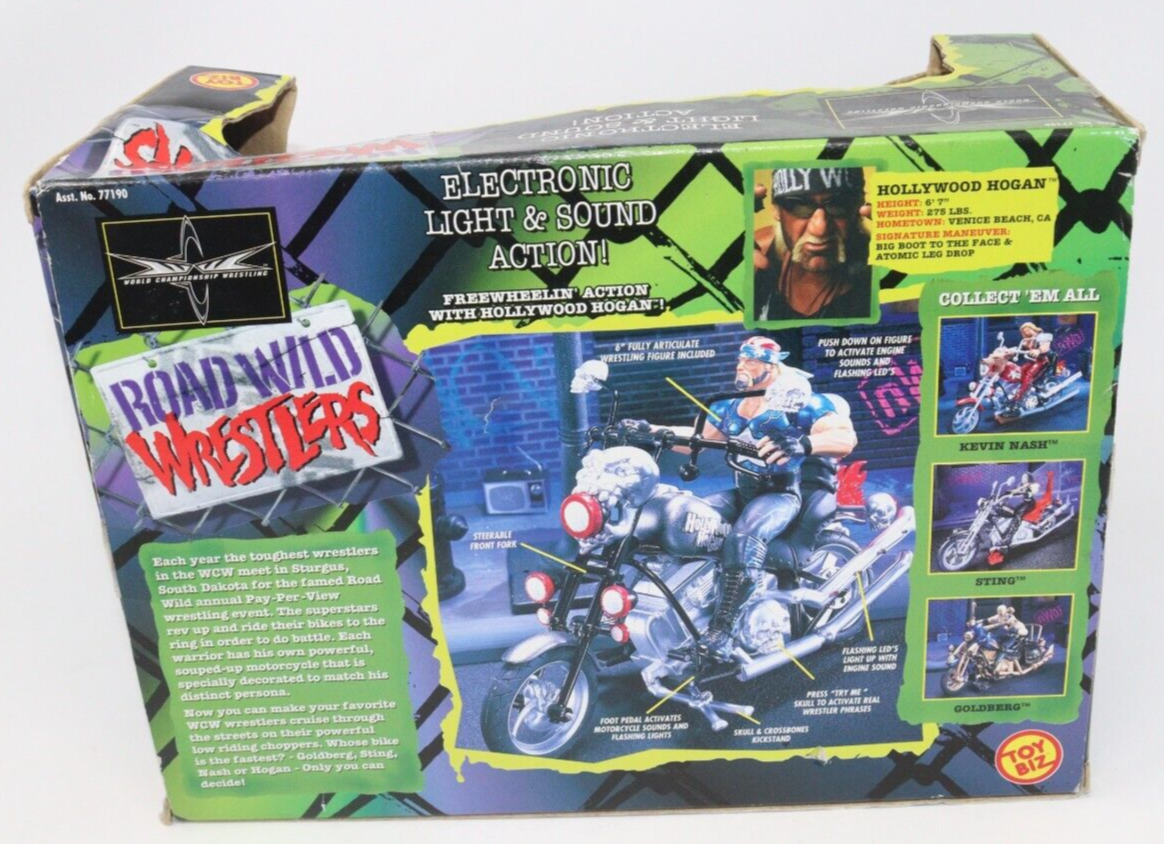 1999 WCW Toy Biz Road Wild Wrestlers Hollywood Hogan