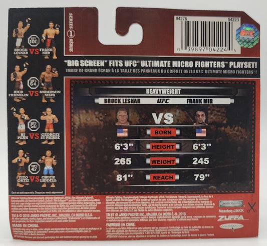 2010 Jakks Pacific UFC 100 Ultimate Micro Fighters Series 1: Brock Lesnar vs. Frank Mir