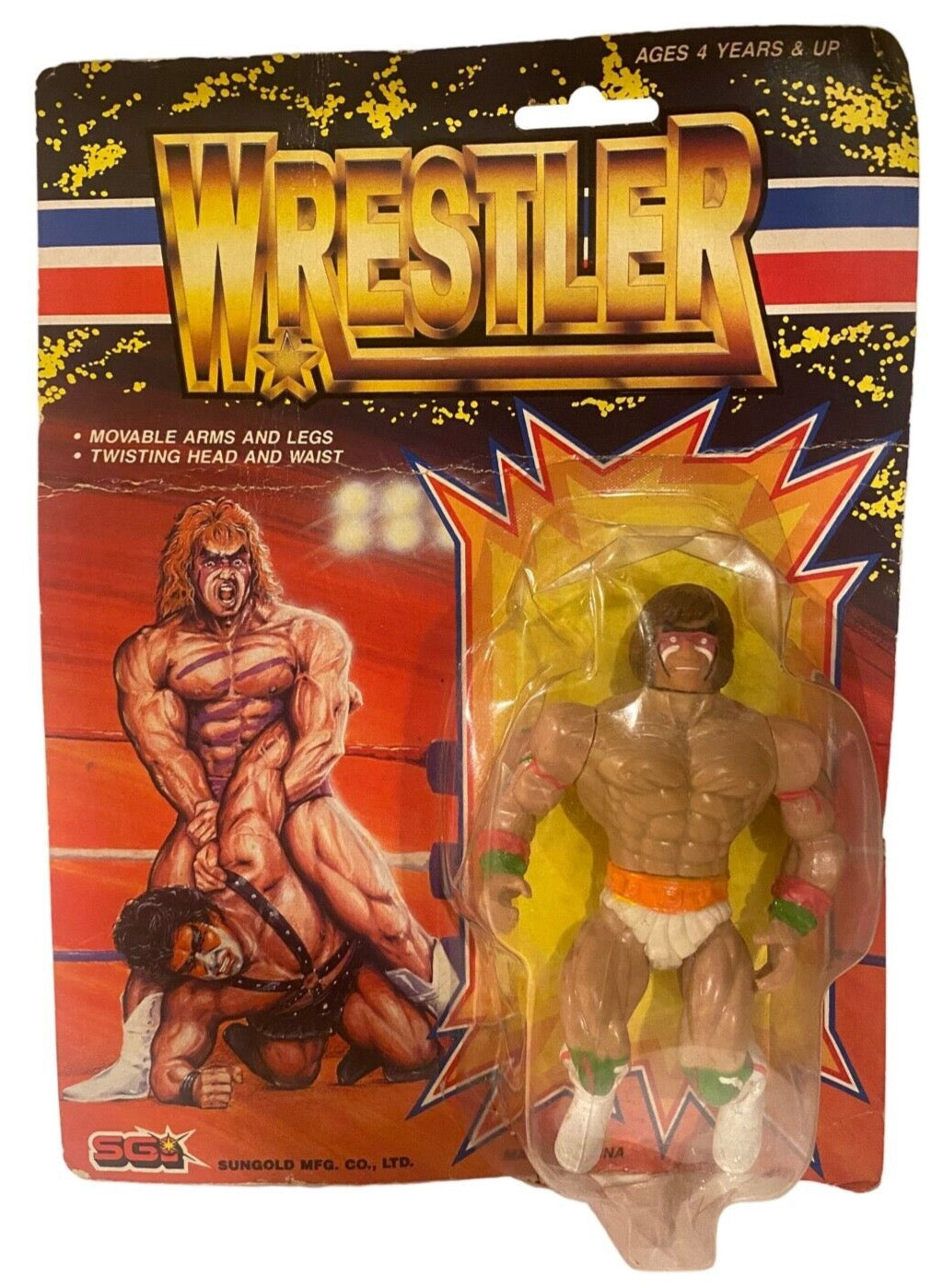 Unreleased Sungold Bootleg/Knockoff Wrestler [Ultimate Warrior] – Wrestling  Figure Database