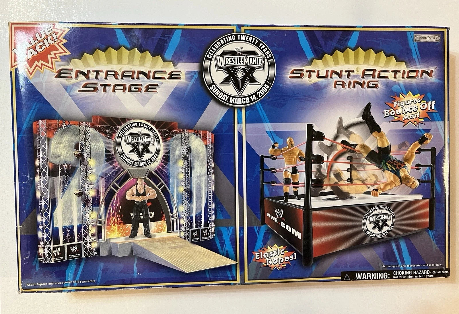 2003 WWE Jakks Pacific WrestleMania XX Entrance Stage & Stunt