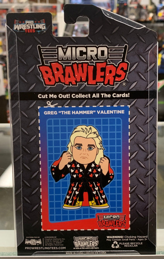 2023 Pro Wrestling Tees Crate Exclusive Micro Brawler Greg "The Hammer" Valentine [April, Chase]