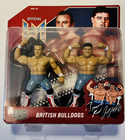 2024 Epic Toys Wrestling Megastars British Bulldogs 2-Pack