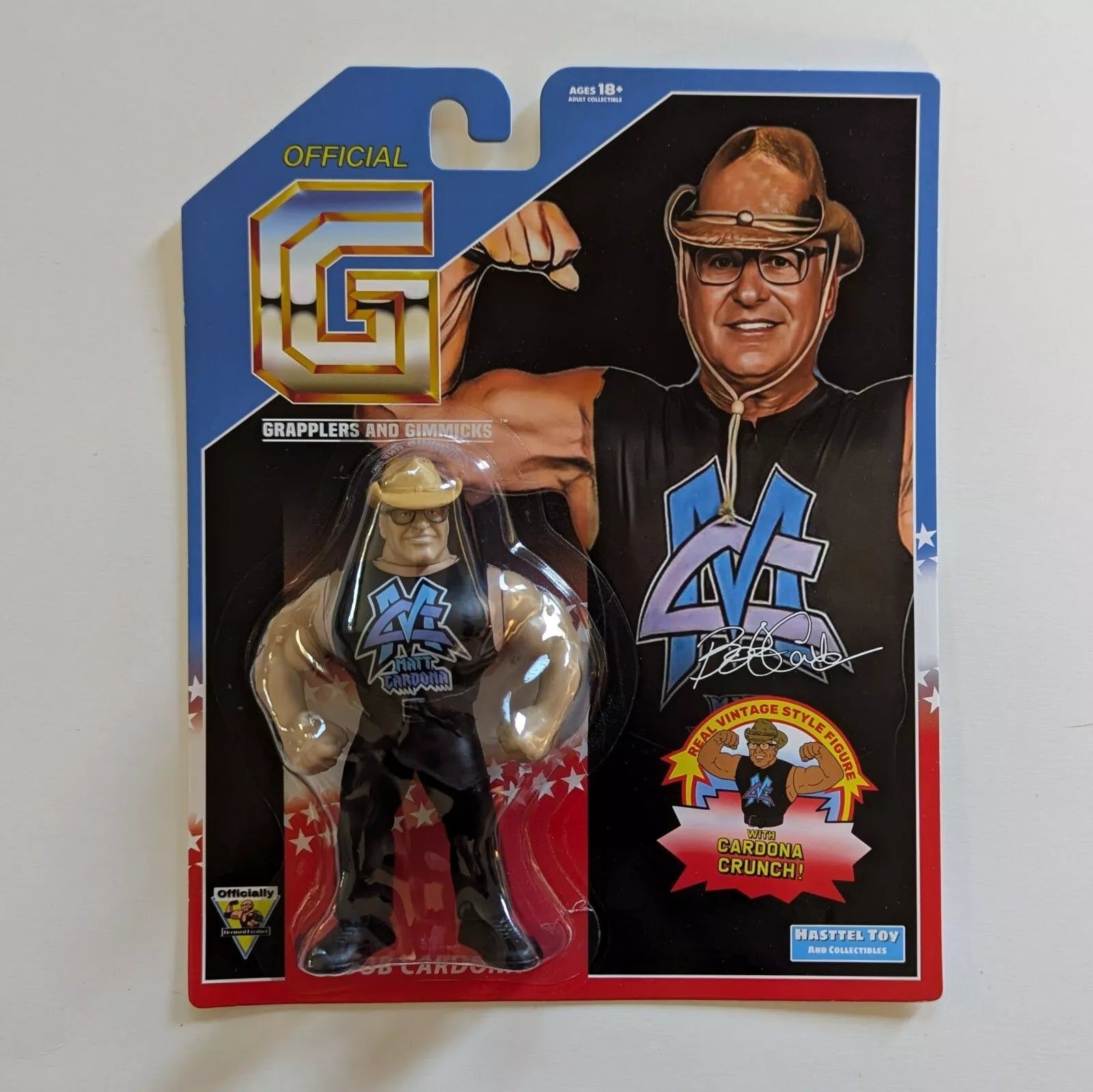 2024 Hasttel Toy Grapplers & Gimmicks Bob Cardona – Wrestling