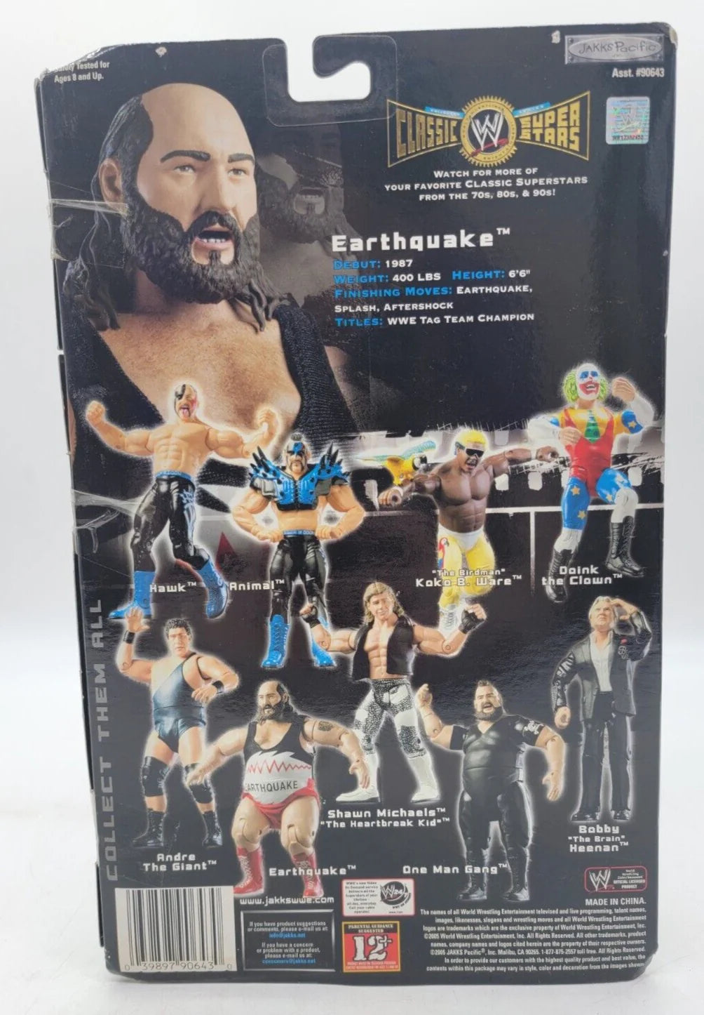 2005 WWE Jakks Pacific Classic Superstars Series 6 Earthquake
