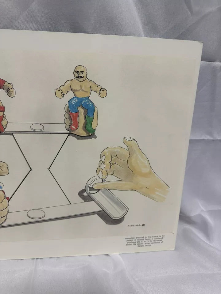 Unreleased WWF LJN Wrestling Superstars Thumb Wrestlers Tag Teams