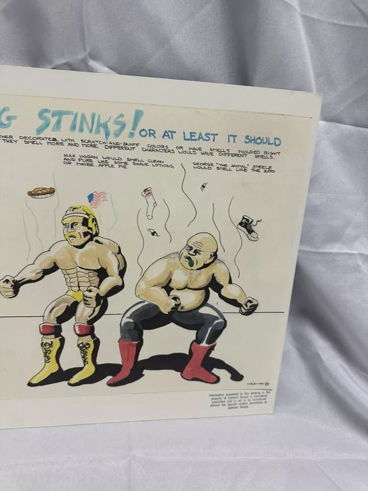 Unreleased WWF LJN Wrestling Superstars Scented Thumb Wrestlers