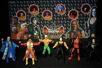 Unreleased WCW Toy Biz Evolution of Sting
