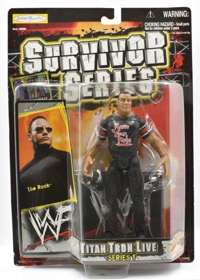 1999 WWF Jakks Pacific Titantron Live Series 1 The Rock