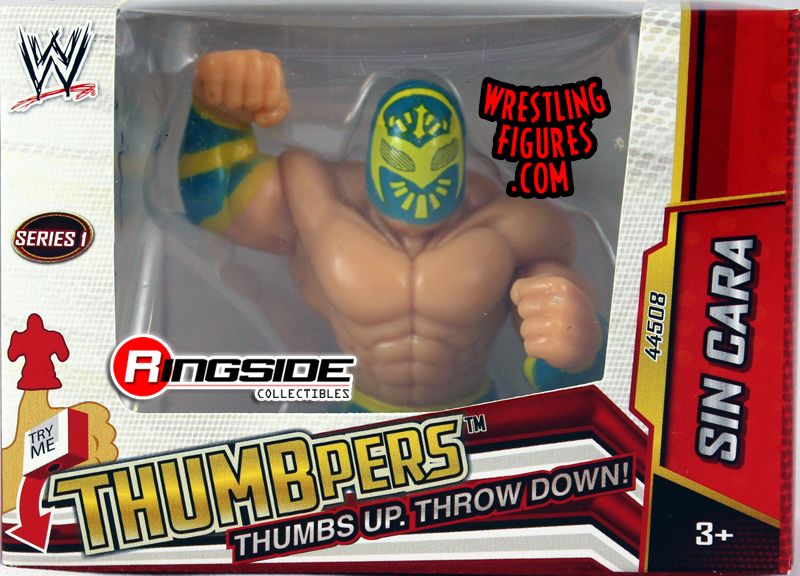 2013 WWE Wicked Cool Toys Thumbpers Series 1 Sin Cara