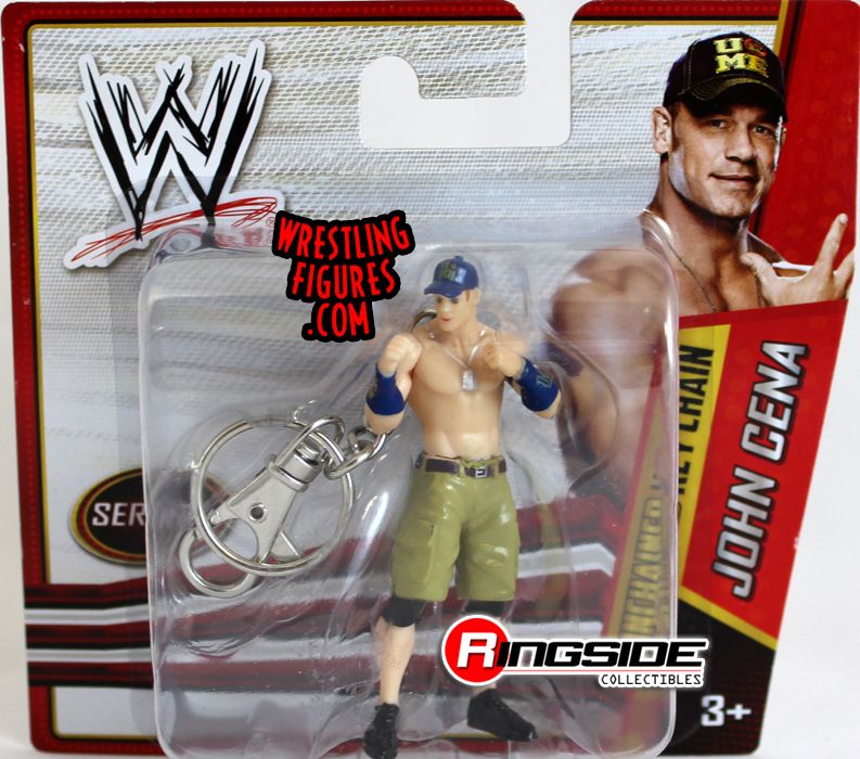 2014 WWE Wicked Cool Toys Unchained Key Chains Series 1 John Cena
