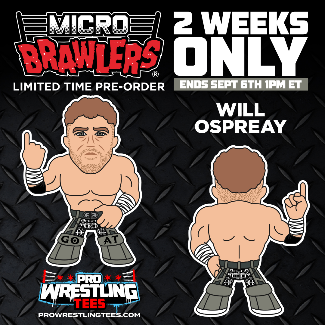 2023 Pro Wrestling Tees Limited Edition Micro Brawler Will Ospreay