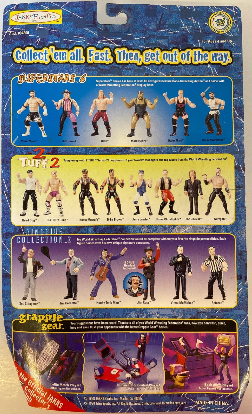 1998 WWF Jakks Pacific Superstars Series 6 "Marvelous" Marc Mero