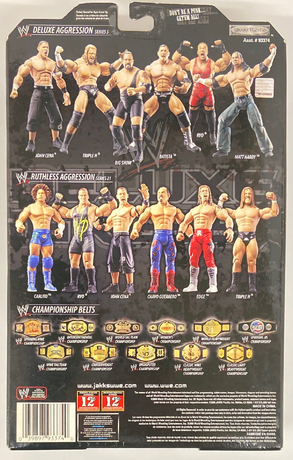 2006 WWE Jakks Pacific Deluxe Aggression Series 5 Triple H