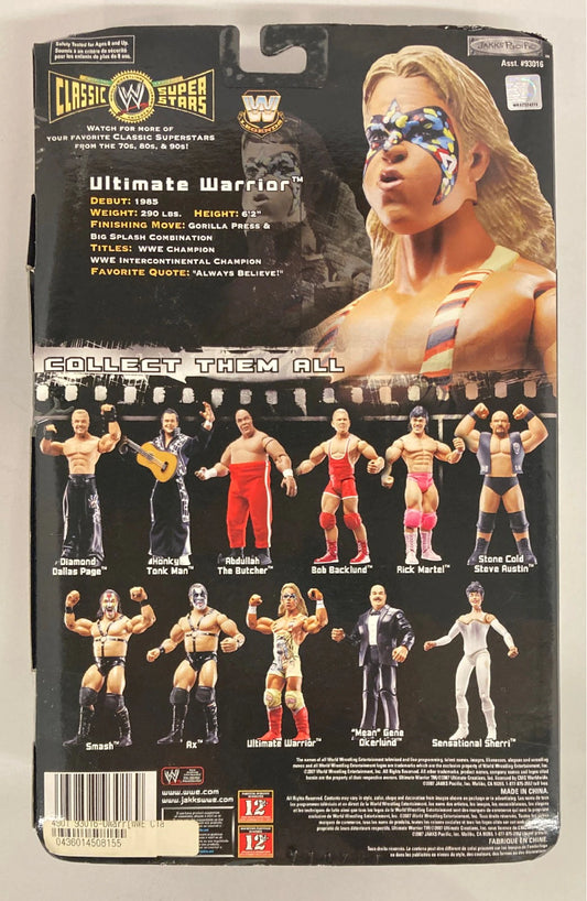 2007 WWE Jakks Pacific Classic Superstars Series 14 Ultimate Warrior