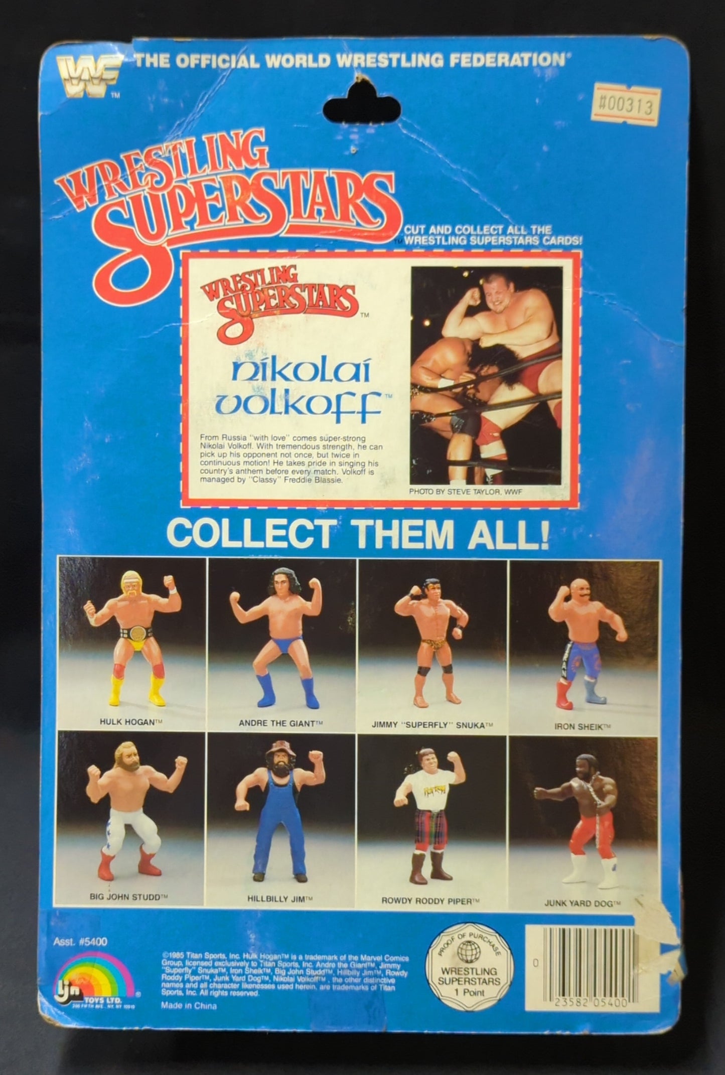 1985 WWF LJN Wrestling Superstars Series 1 Nikolai Volkoff
