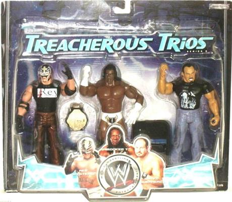 2007 WWE Jakks Pacific Treacherous Trios Series 5 Rey Mysterio 